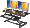 JOY worker Standing Desk Converter 35in - Height Adjustable Sit Stand