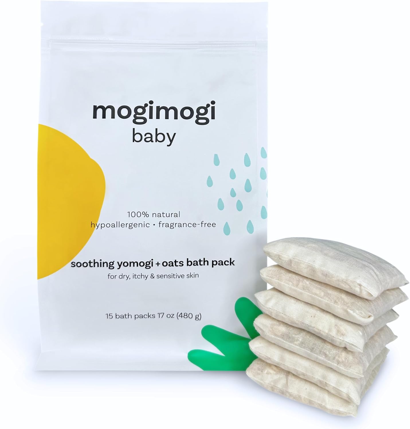 Organic Oatmeal Bath Soak for Baby & Kids with Eczema Relief