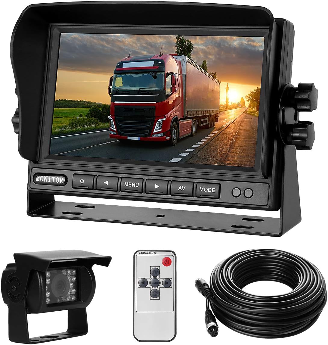 YEDDY 7 LCD Backup Camera Kit - Night Vision, Wide Angle