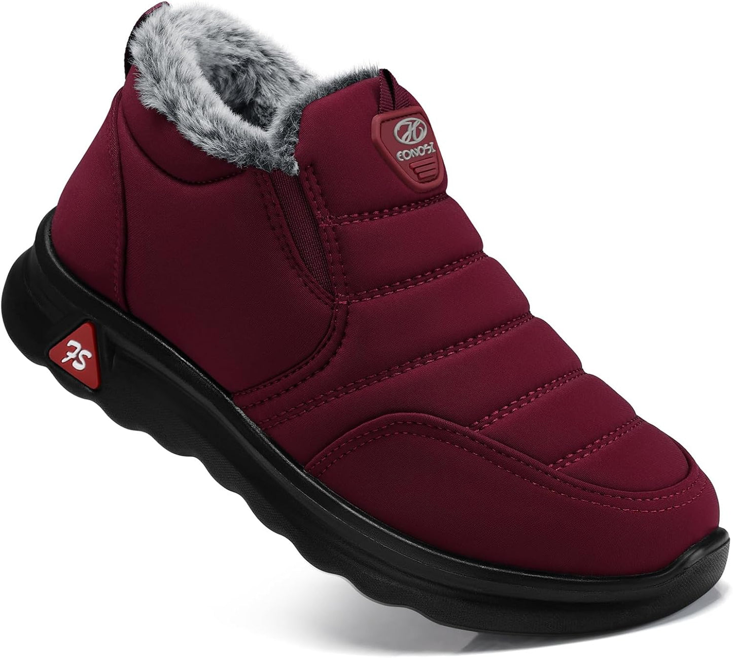 Warm and Comfortable SHIBEVER Winter Boots for Women in Black