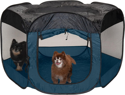 Furhaven Portable Playpen: Spacious Indoor/Outdoor Pet Paradise