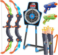SpringFlower 2 Bow and Arrow Sets with LED Light-up - Dual Shooting