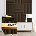 AKK-Star Wood Slat Acoustic Panels (4 Pack) - 3D Textured