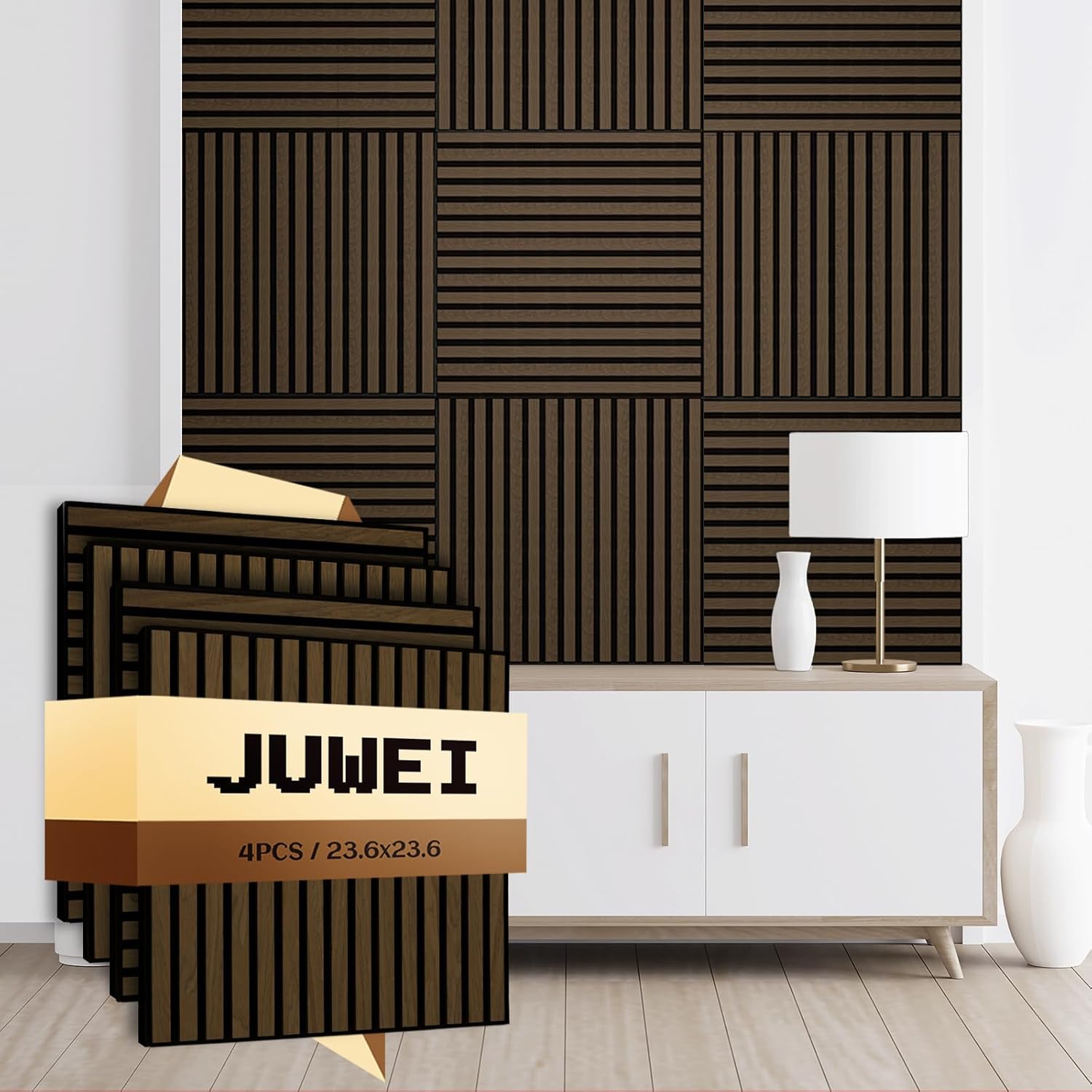 AKK-Star Wood Slat Acoustic Panels for Modern Decor & Soundproofing