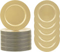 13 in Gold Charger Plates Bulk - Elegant Table Chargers for Weddings