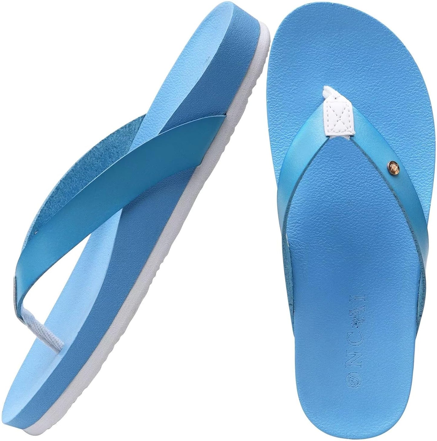 ONCAI Womens Flip Flops Comfortable Strap Yoga Mat Non-Slip