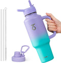 Trebo 40 oz Insulated Water Bottle - Cup Holder Friendly