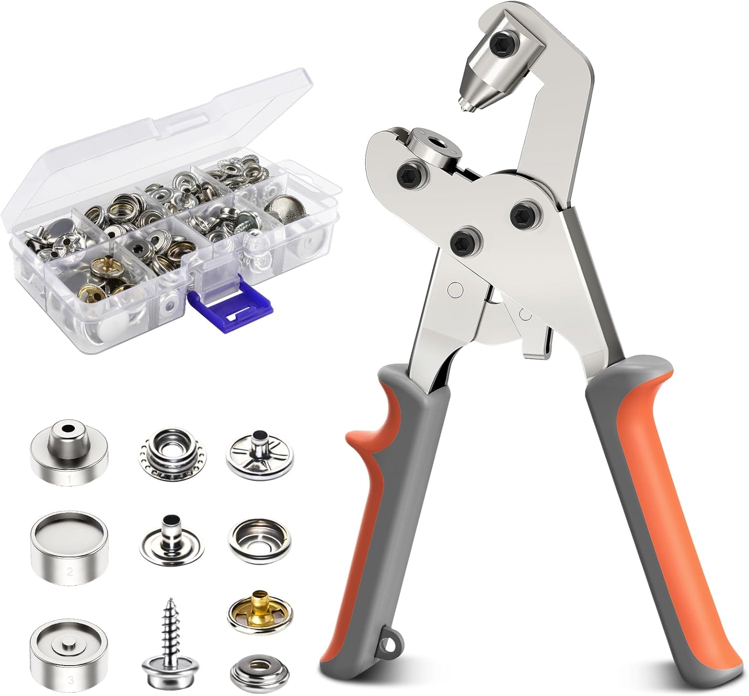 NEU MASTER Snap Fastener Tool for Easy Canvas and Fabric Repairs