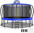 Zupapa 1800LBS Double Frame Trampoline with No-Gap Design - Stable