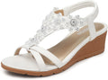 Wedge Sandals for Women Low Wedge Heels - Dressy Summer Comfort