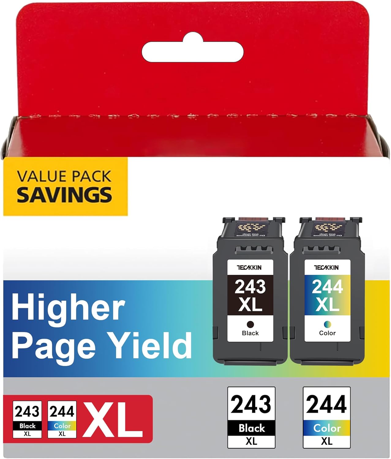 PG-243XL and CL-244XL Ink Value Pack for Canon Printers