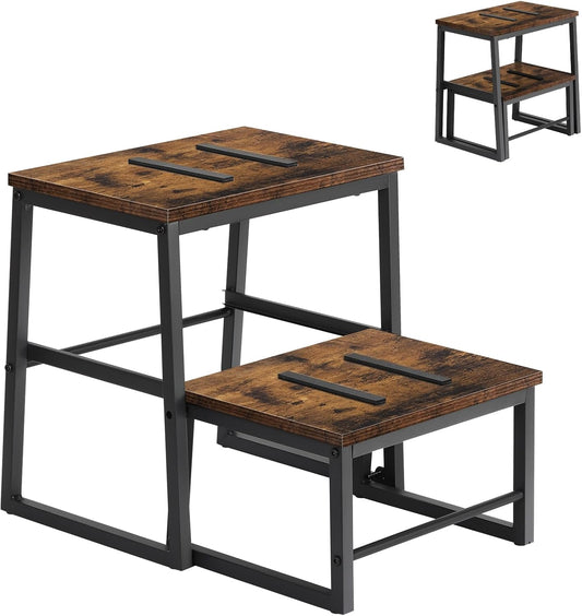 LIANTRAL 2 Step Stool for Adults and Kids, Heavy Duty Design