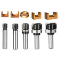5PCS Bowl & Tray Template Router Bit Set 1/2 in Shank - Bowl & Tray