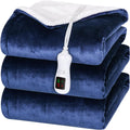 SOHTOPHO Electric Heated Blanket Full Size for Cozy Comfort