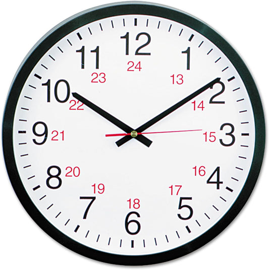 24-Hour Round Wall Clock - Stay Punctual in Style!