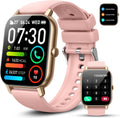 HD Screen Smartwatch (Answer/Make Calls), 112 Sports Modes, IP68 Waterproof, Pink