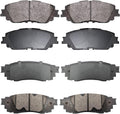 Replacement Front and Rear Ceramic Brake Pad Set for 18-22 Toyota