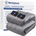 Westinghouse Electric Blanket Queen Size - Super Cozy Flannel Heated