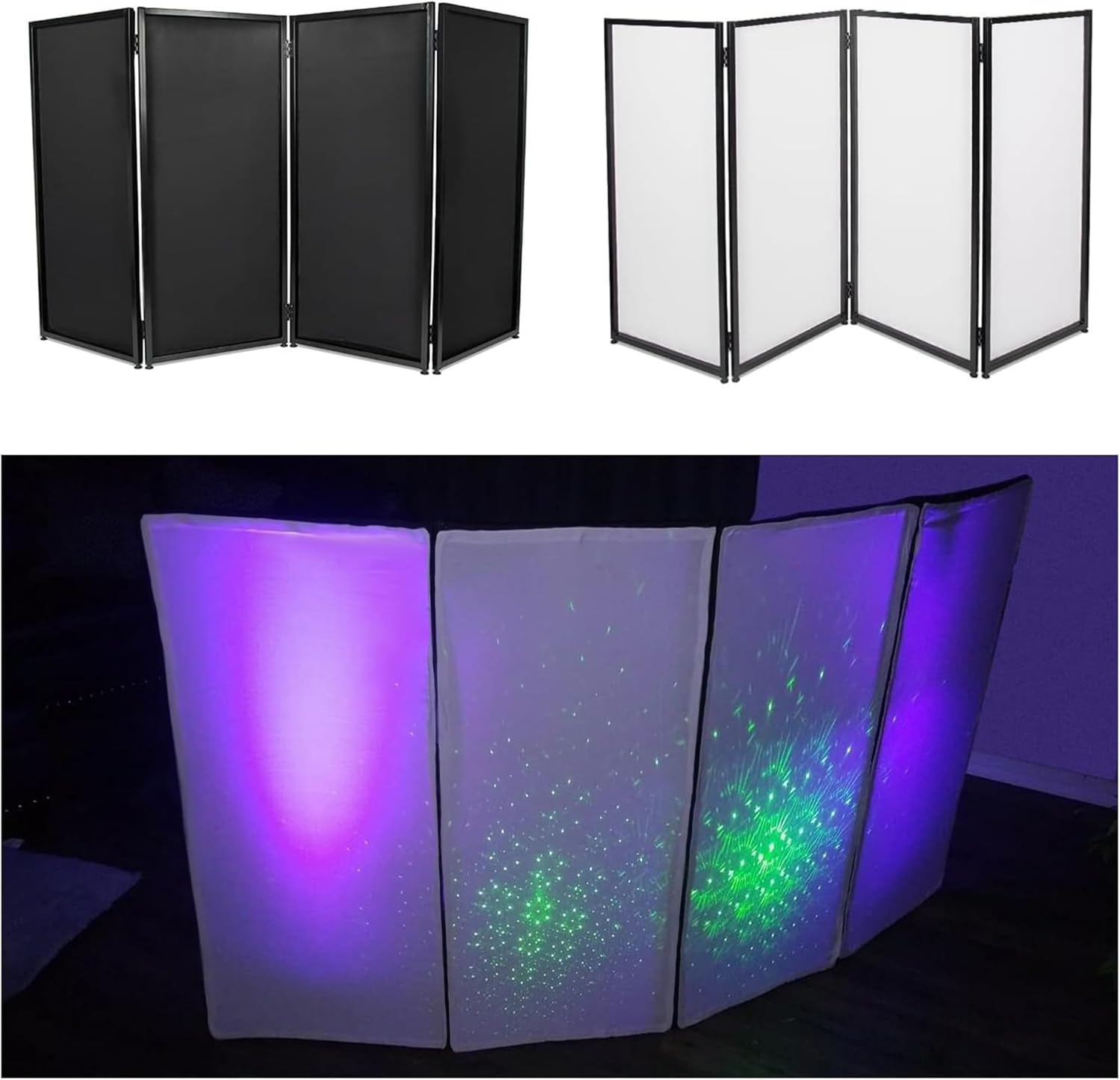 HECASA DJ Foldable Facade Portable Event Booth Screen for Events