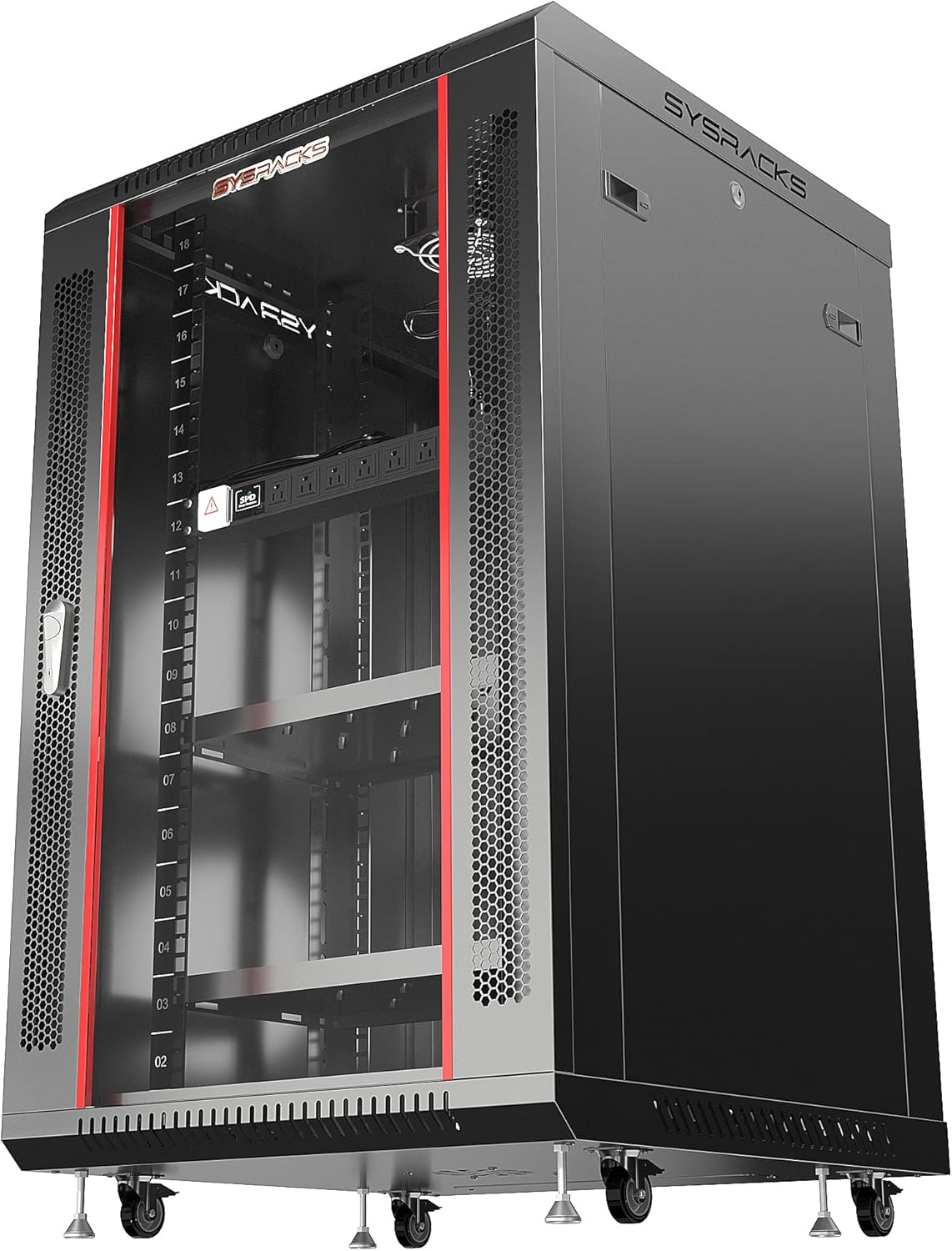 Server Rack Wall Mount Locking Cabinet for Network Equipment