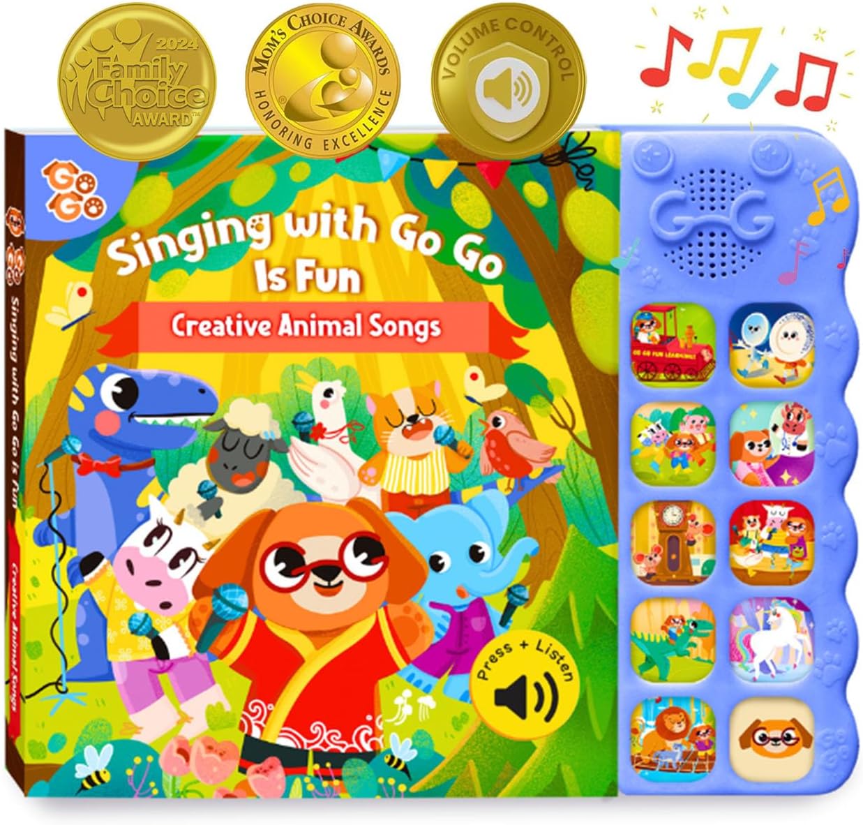 Interactive Animal Songs: Musical Sound Book for Toddlers