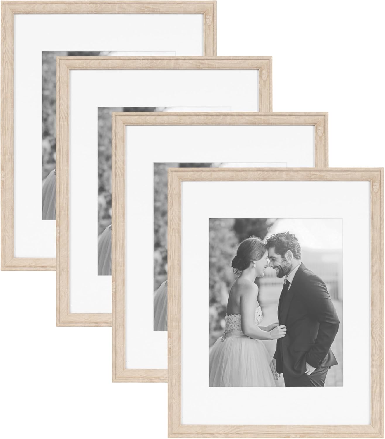 Adlynn Rectangle Picture Frame Set of 4 for Gallery Wall Decor