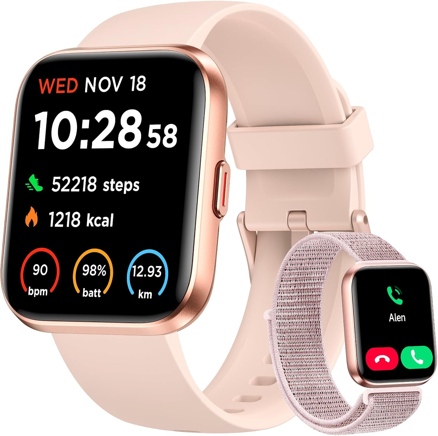 Smart Watch for Women with Alexa, 1.85in Touch Screen Fitness Tracker
