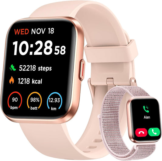 Smart Watch for Women with Alexa, 1.85in Touch Screen Fitness Tracker