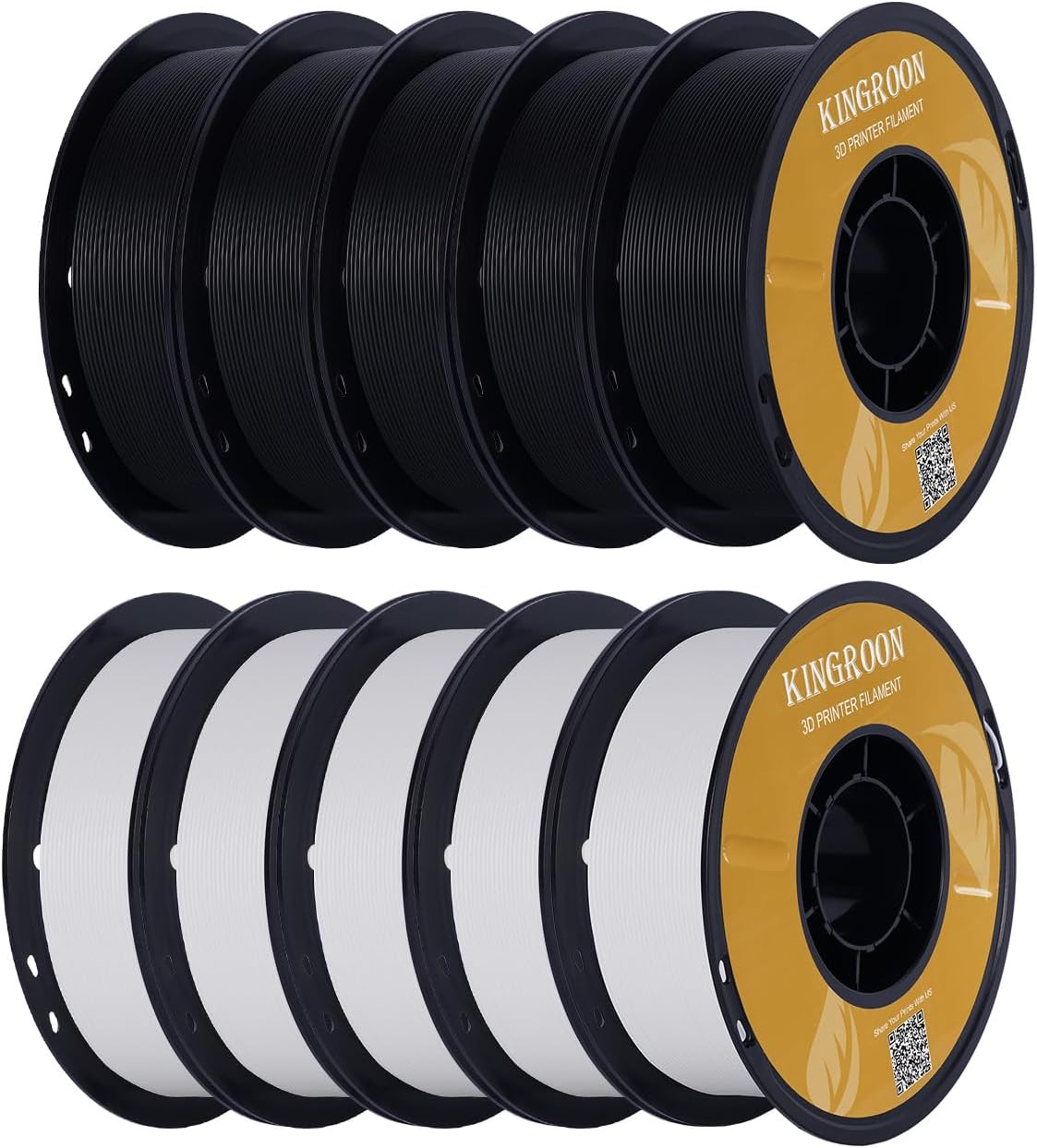 Kingroon High Speed PLA Bundle for 3D Printer Filament 1.75mm