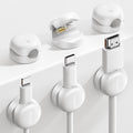 Lamicall Cord Organizer Spring Cable Clips - Compact Desk Tidy