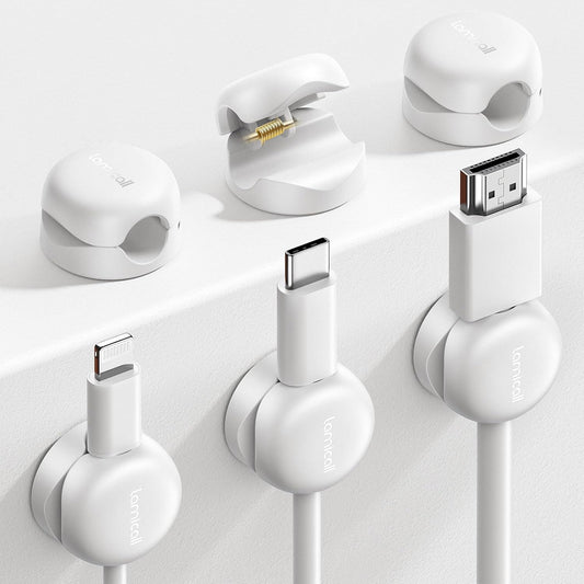 6Pack Cord Clips for Organized Cables