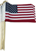 12x18 in Heavy Duty US Hand Held Grave Marker Flag - Durable Choice