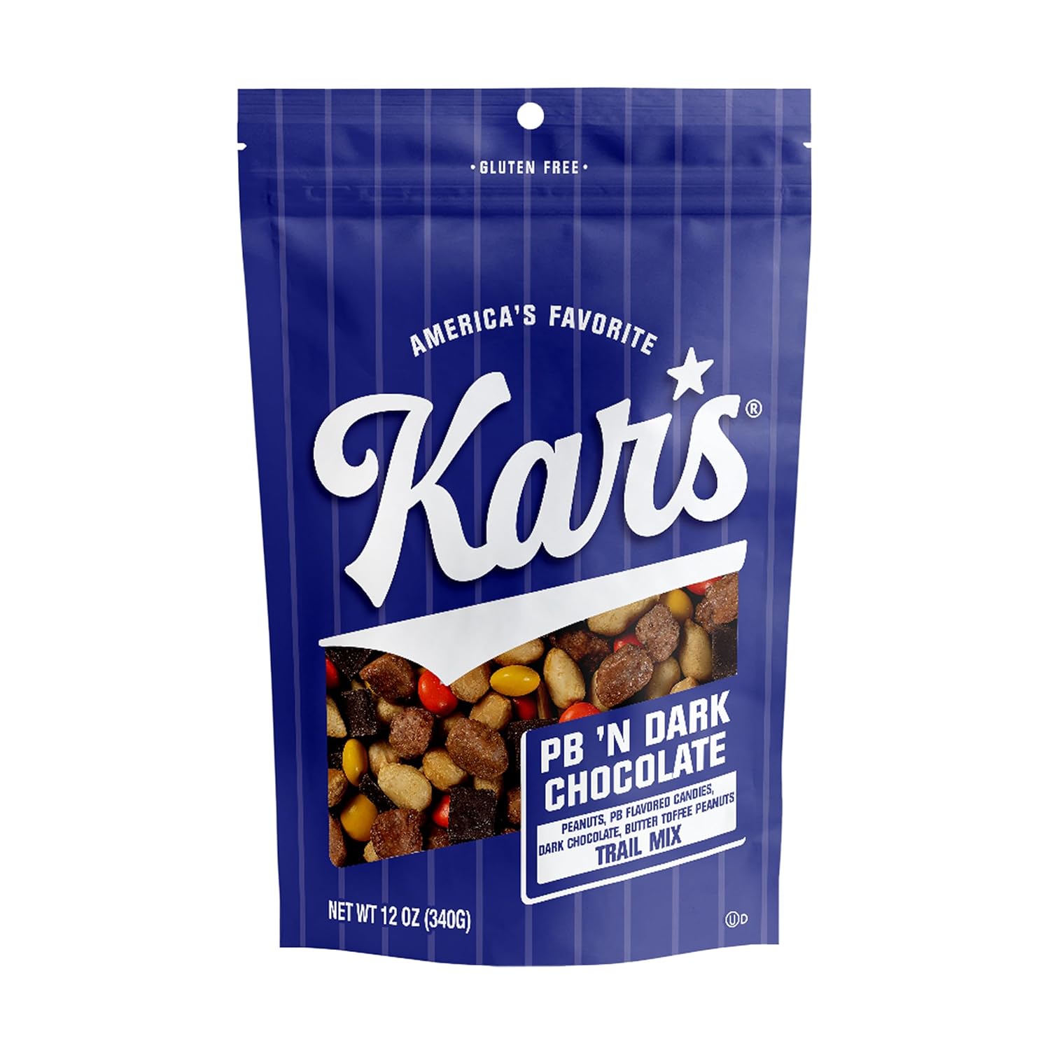 Kar's Nuts Peanut Butter 'N Dark Chocolate Trail Mix Snacks