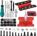RC Car Repair Work Stand with 532 PCS Screw Kit - Rotating Repair