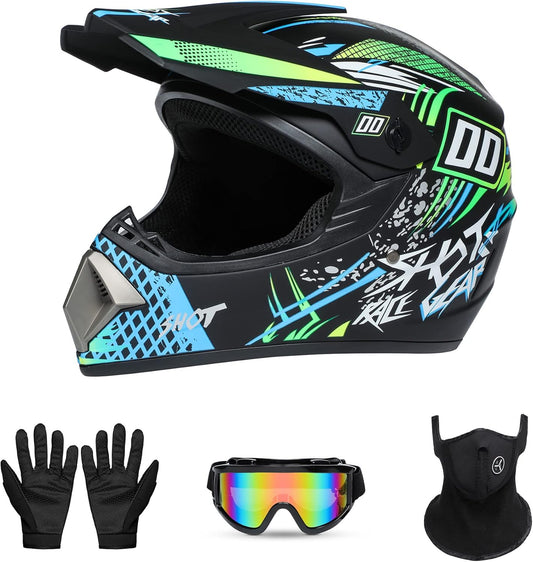 Youth Motocross Helmet - Safe, Comfortable, and Lightweight