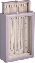 Lolalet Necklace Organizer Box for Tangle-Free Jewelry Storage