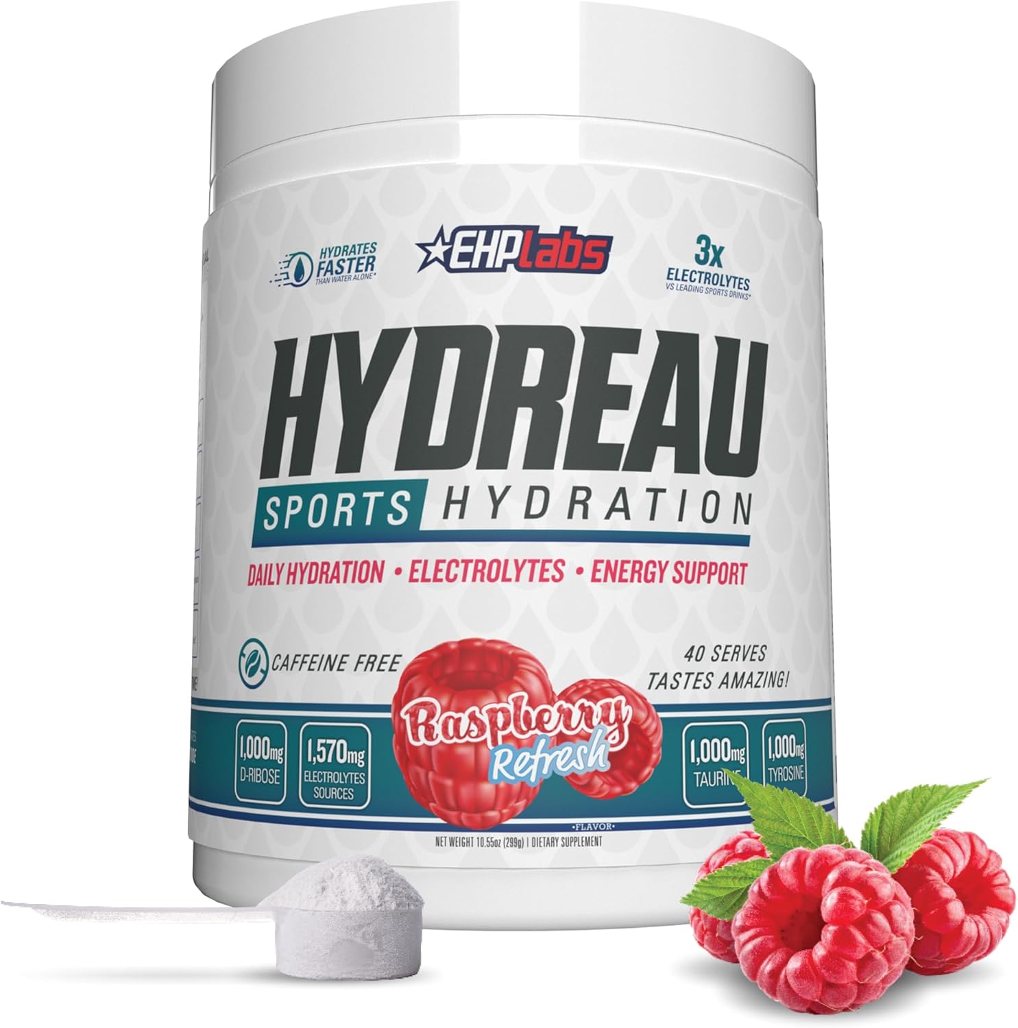 EHP Labs Hydreau Electrolytes Powder for Hydration & Energy