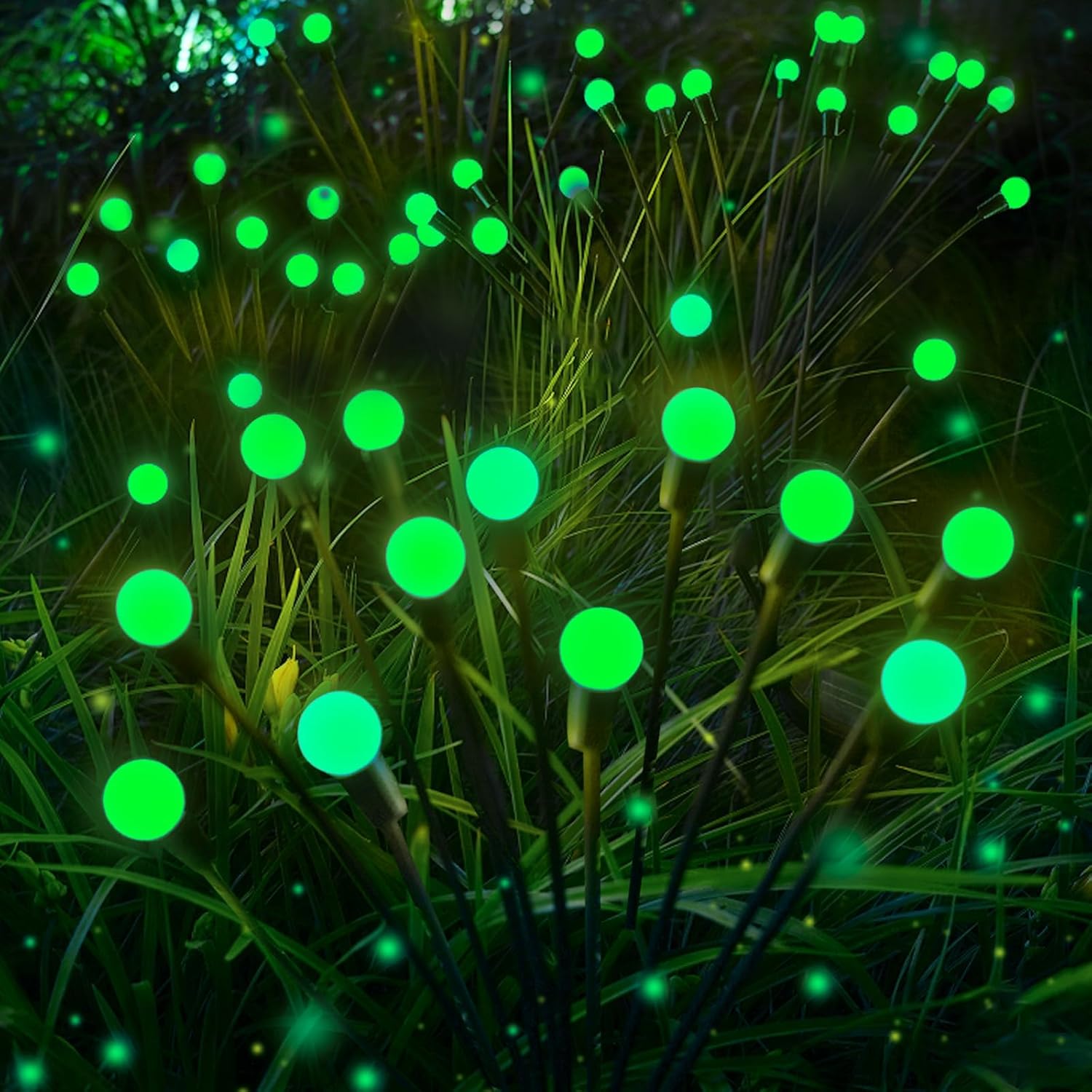 Albelt Solar Firefly Lights Outdoor for Halloween Decor