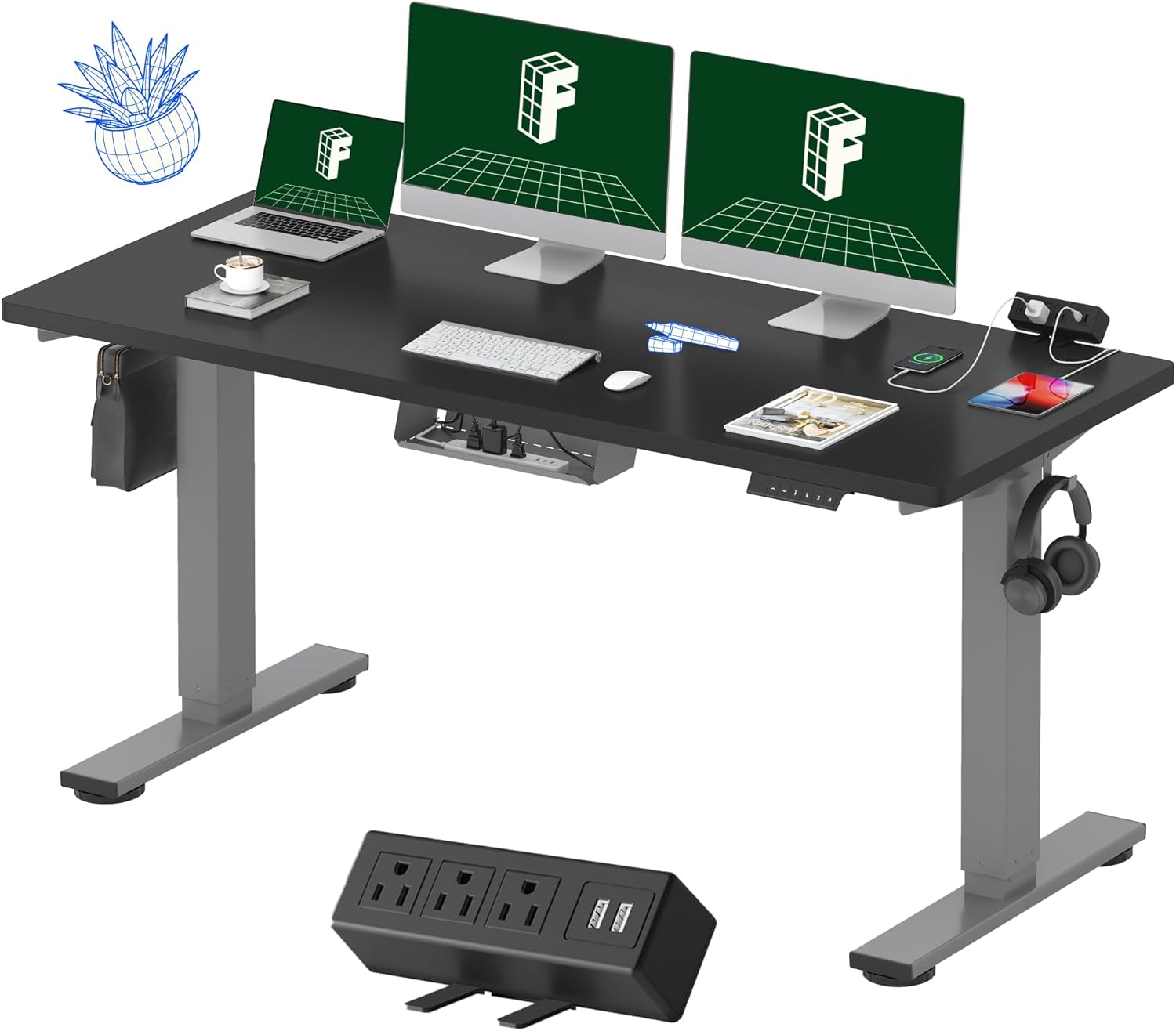 FLEXISPOT EN2 Electric Stand Up Height Adjustable Desk Review