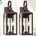 Oil Rubbed Bronze Dusk to Dawn Outdoor Wall Lighting for Home