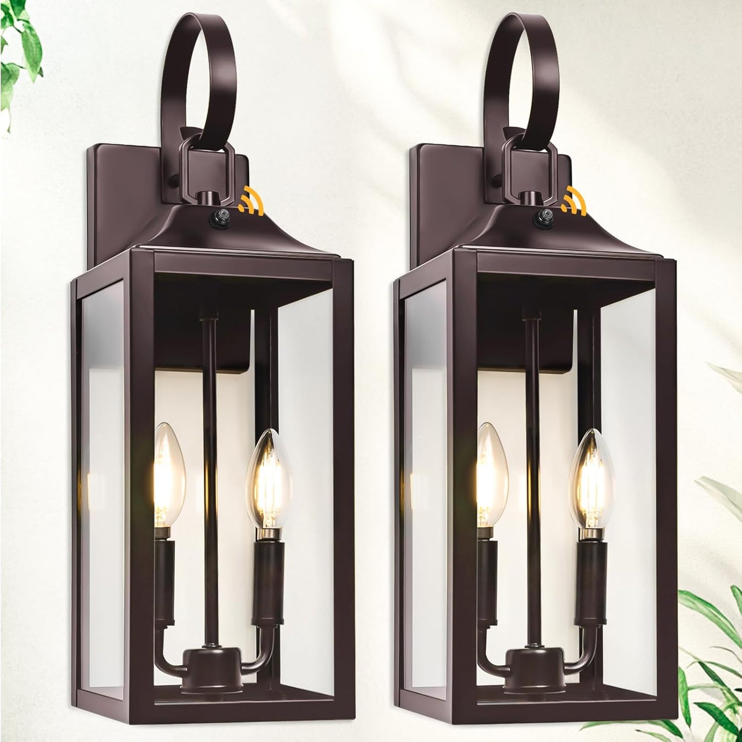 Oil Rubbed Bronze Dusk to Dawn Outdoor Wall Lighting for Home