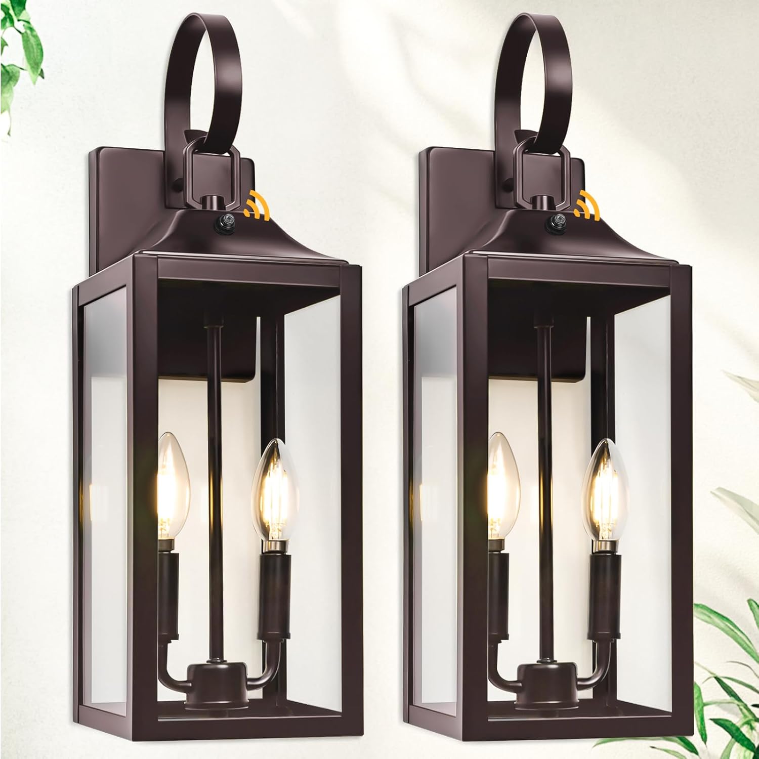 Oil Rubbed Bronze Dusk to Dawn Outdoor Wall Lighting for Home