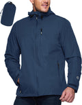 Outdoor Ventures Mens Packable Rain Jacket Waterproof Lightweight