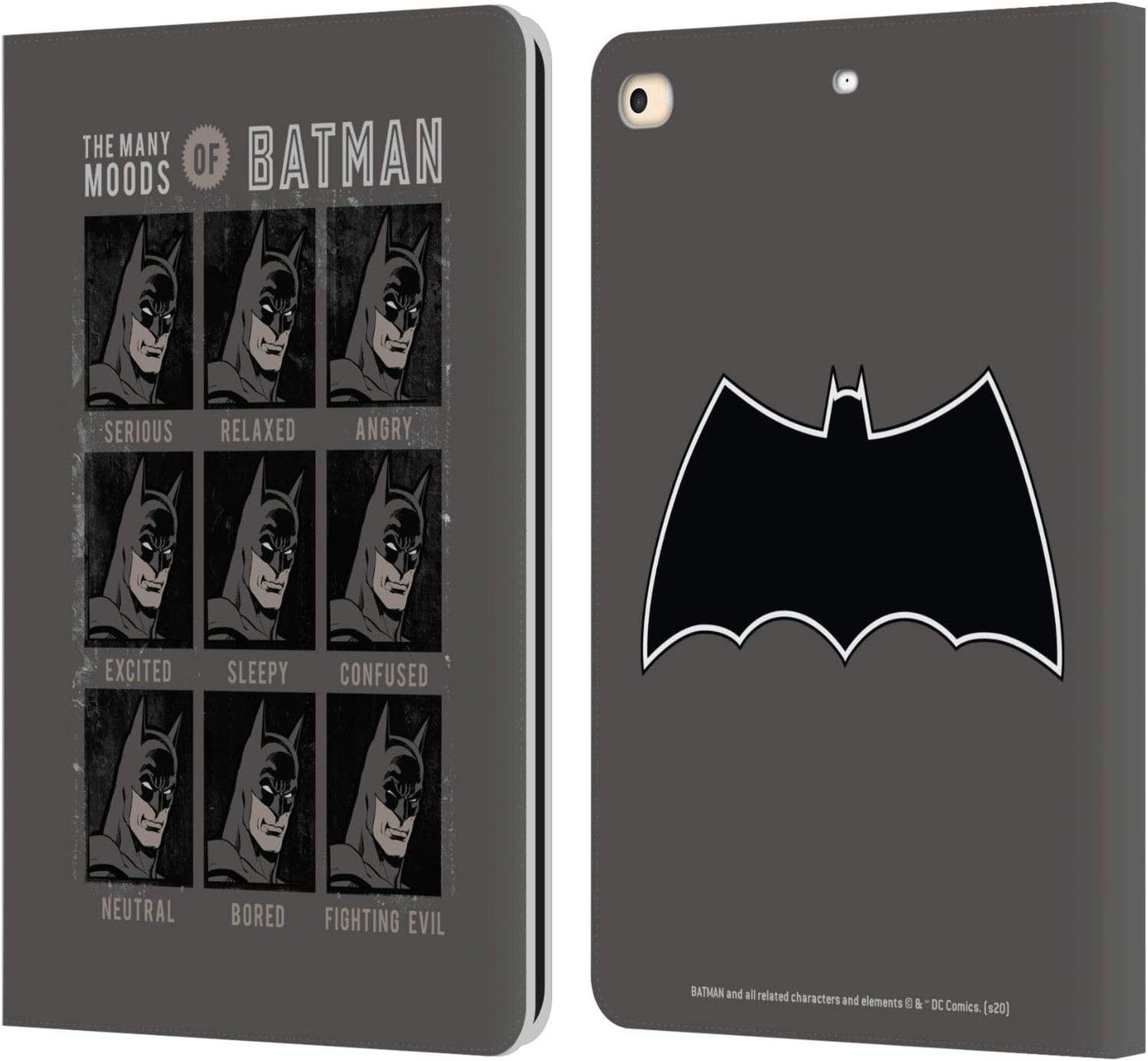 Batman DC Comics Vintage Fashion Leather Wallet Case for iPad