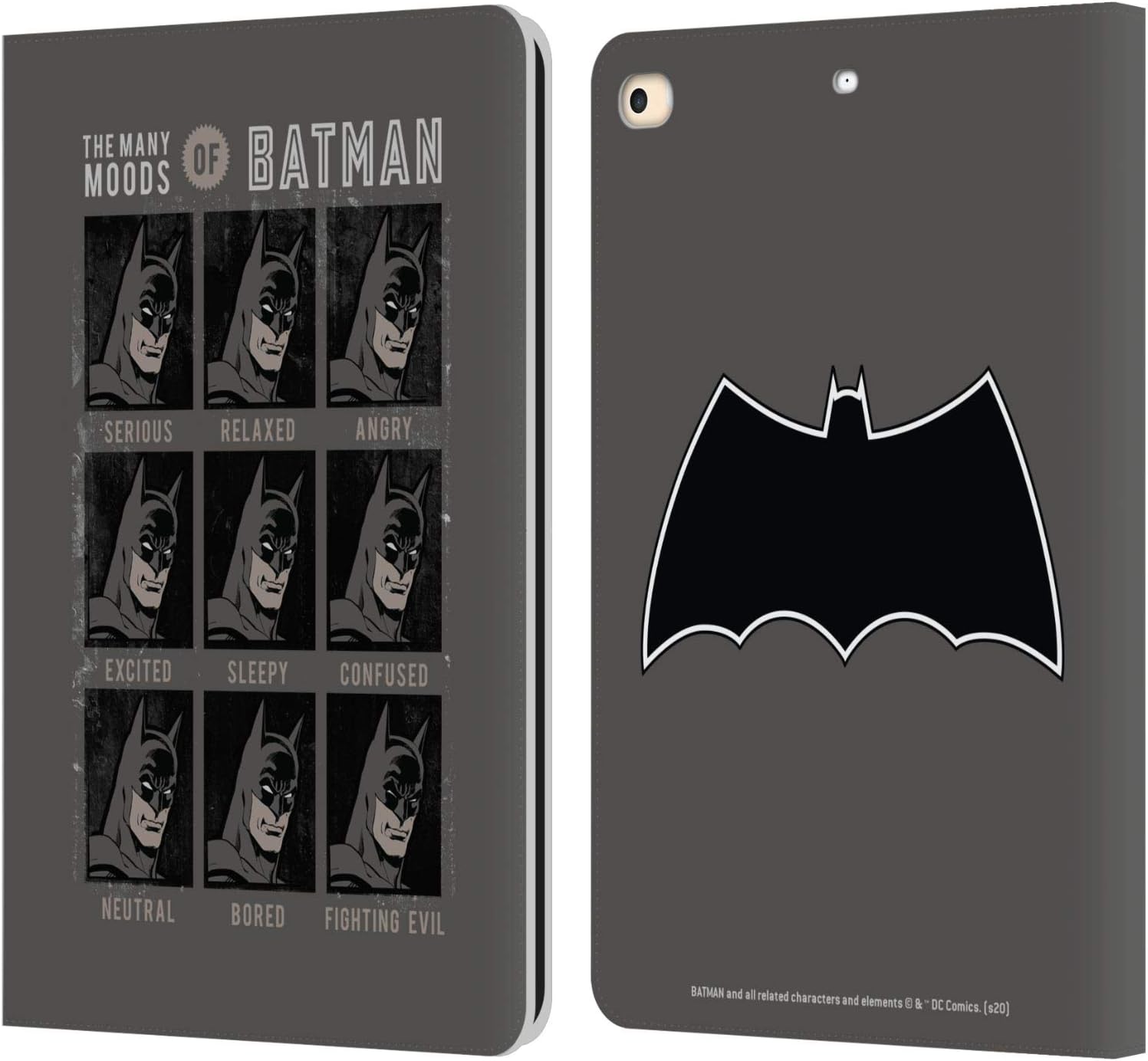 Batman DC Comics Vintage Fashion Leather Wallet Case for iPad