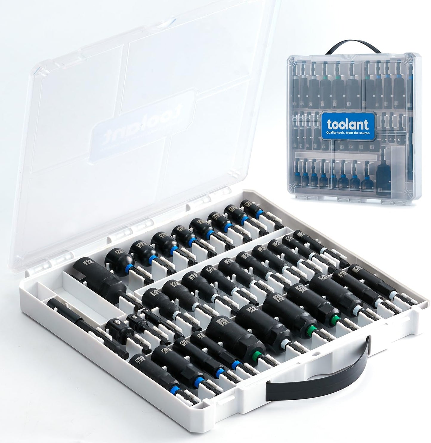 34 Piece SAE/Metric Nut Driver Set for Every DIY Challenge