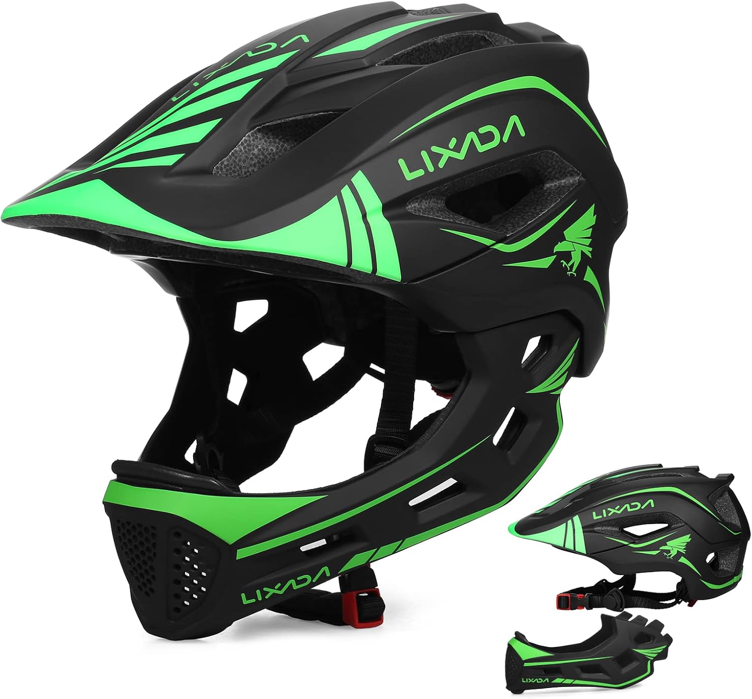 Lixada Kids Cycling Helmet - Adjustable Full Face Protection Gear