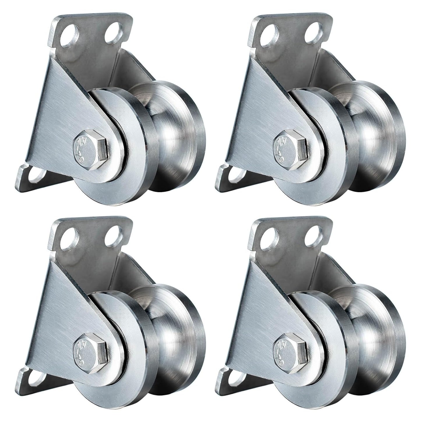 Stainless Steel Cable Pulley Wheel Wall Mount for Sliding Gates