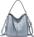 Hobo Crossbody Bag for Women - Large Retro Shoulder Bucket Bag