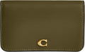 Coach Essential Slim Card Case - Refined Calf Leather Wallet